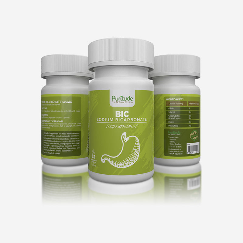 Sodium Bicarbonate Vegetable Capsules 500mg