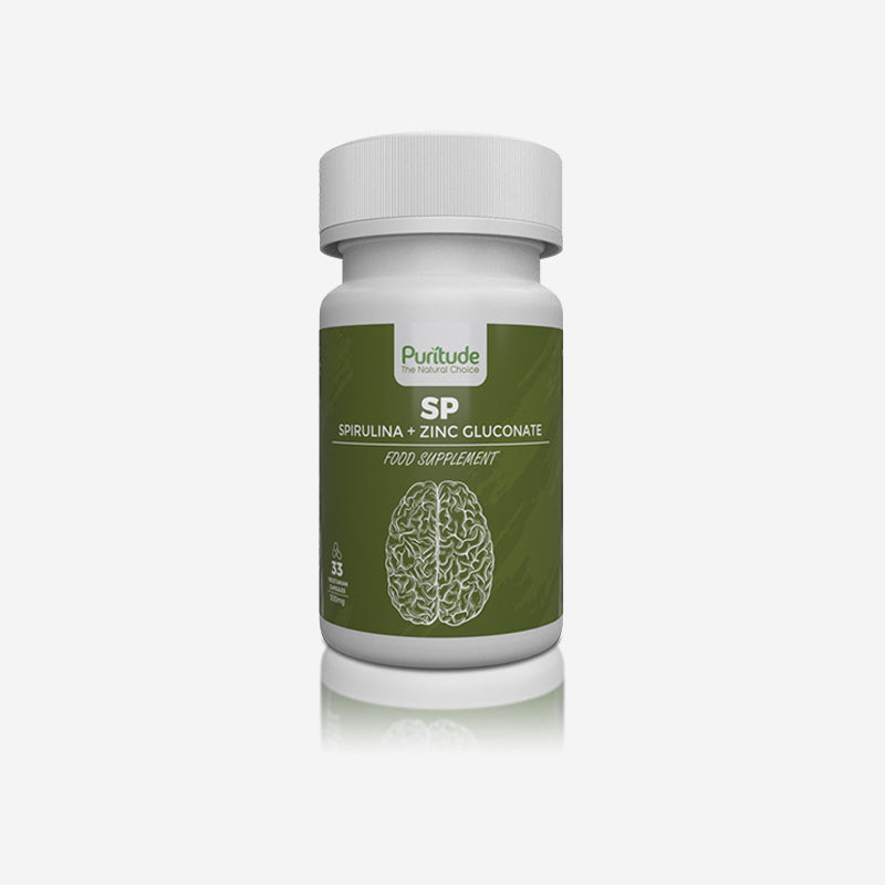 SPIRULINA + ZINC - Super Food Algae Capsules – 500mg